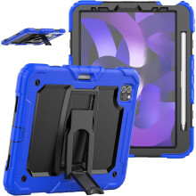 Étui pour iPad Air 5/4/Pro 11" Support et Emplacement pour Stylet Bleu