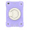Étui blindé avec support rotatif pour iPad Mini 4/5 7.9 pouces violet 1