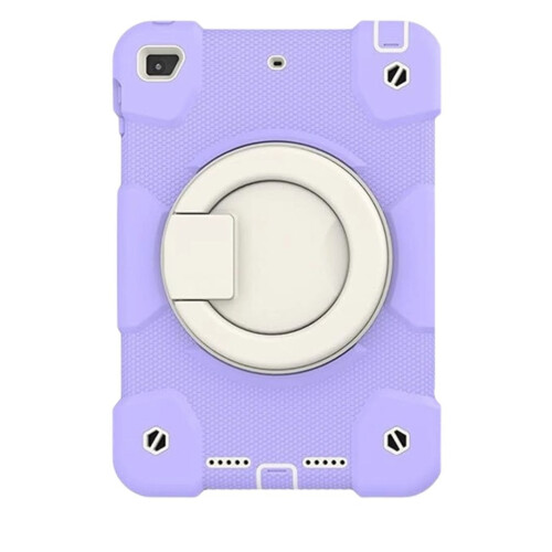 Étui blindé avec support rotatif pour iPad Mini 4/5 7.9 pouces violet
