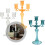Tapered Candle Holders Candelabra Decorative-Elegant blue 5