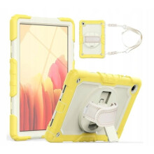 Funda para Samsung Galaxy Tab A7 2020 10,4” con Soporte y Correa para el Hombro Amarilla