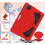 Étui de Protection pour iPad Air 4/Pro 11 10,9" Stylet Support Rouge 4