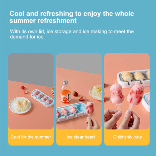 Φτιάξτε μόνοι σας παγάκια, επαναχρησιμοποιήσιμα καλούπια σιλικόνης χωρίς BPA για 1