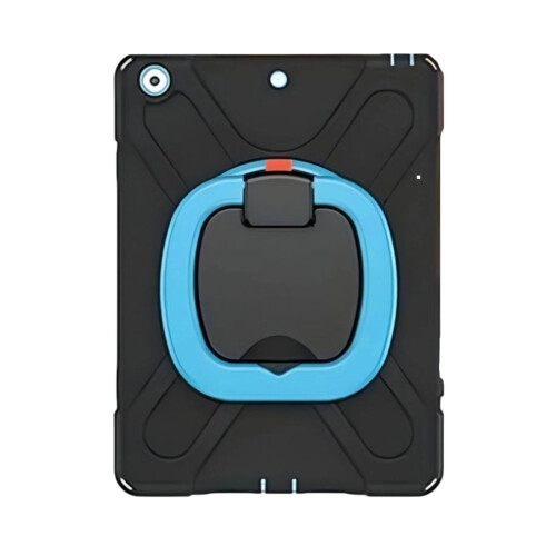 Étui blindé avec support rotatif pour iPad 7/8/9 10.2 pouces Noir