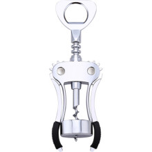 Ouvre-bouteille en alliage de zinc, tout-en-un pratique, poignée ergonomique antidérapante, tire-bouchon manuel multifonctionnel, matériau de