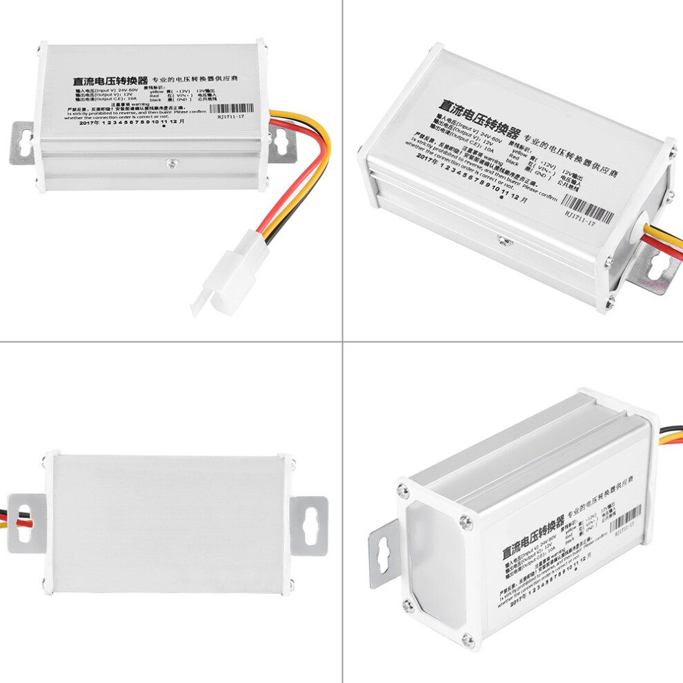 Dc 24V-60V To 12V 10A 120W Converter Adapter For Electric Scooter 8471362936894