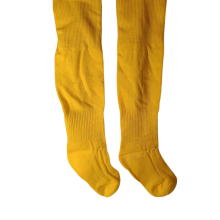 Kids' Neon Yellow Football Socks - Junior Training & Match Socks with Comfortable Fit for Young Athletes Size 19-22