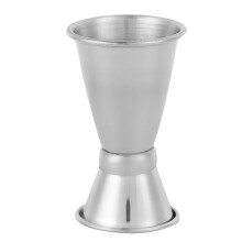 Stainless Steel Cocktail Measuring Jigger, Magnetic Clips Compatible Double Ended Bartender Tool For Precise Drink Mixing, Rust Resistant Material Ens