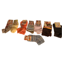 Children's Colourful 8-Pack of Socks - Warm Soft Cotton Blend Everyday Wear for Kids 17-18 cm Foot Length