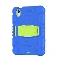 Étui pour iPad Mini 6 2021/ 8,3” Robuste avec Support et Emplacement pour Stylet Bleu