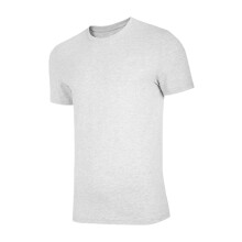 4F T-shirt Homme Gris, Élégant et Lisse, Coupe Standard, Taille XXL, 180GSM
