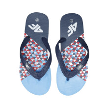 Boys' Comfortable Summer Sandals - Lightweight Water Shoes with EVA Sole & Velcro Strap for Beach & Pool Use in Navy, Red & White
