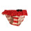 Culottes de Bain Fille 122 cm à Rayures Rouge et Blanc 1