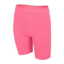 Girls' Pink Cycling Shorts - Stretchy Knee-Length Sports Leggings with Elastic Waist for Activewear & Casual Everyday Use