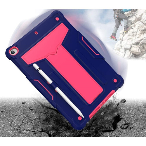 Étui pour iPad 9/8/7 10.2" avec Support et Emplacement pour Stylet Rose 1