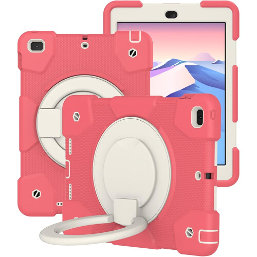 Étui pour iPad Mini 5/4 7.9" avec Support et Bandoulière Rose 2