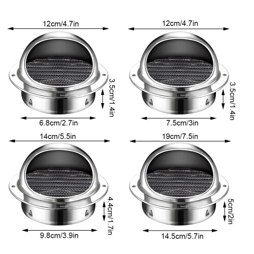(150mm) Stainless Steel Durable And Robust Round Bull Nosed External Extractor 2