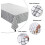 Durable PVC Material Table Cover, Environmentally Friendly Dyes Abstract Geometric Pattern, Heat Resistant Rectangular Tablecloth for Decorative Use ( 2