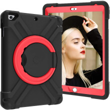 Étui pour iPad 9/8/7 10.2" Robuste avec Support Rotatif Noir