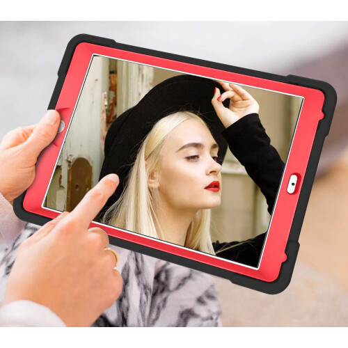 Étui pour iPad 9/8/7 10.2" Robuste avec Support Rotatif Noir 1