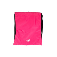 4F Sac à chaussures rose avec poche intérieure zippée
