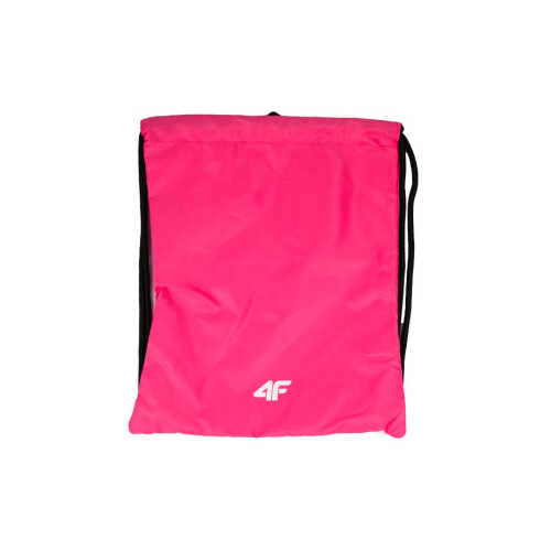 4F Sac à chaussures rose avec poche intérieure zippée