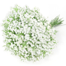 Flori artificiale pentru decorarea petrecerii de nuntă, buchet de gipsofila albă ușor de instalat, tulpini de flori artificiale reutilizabile la