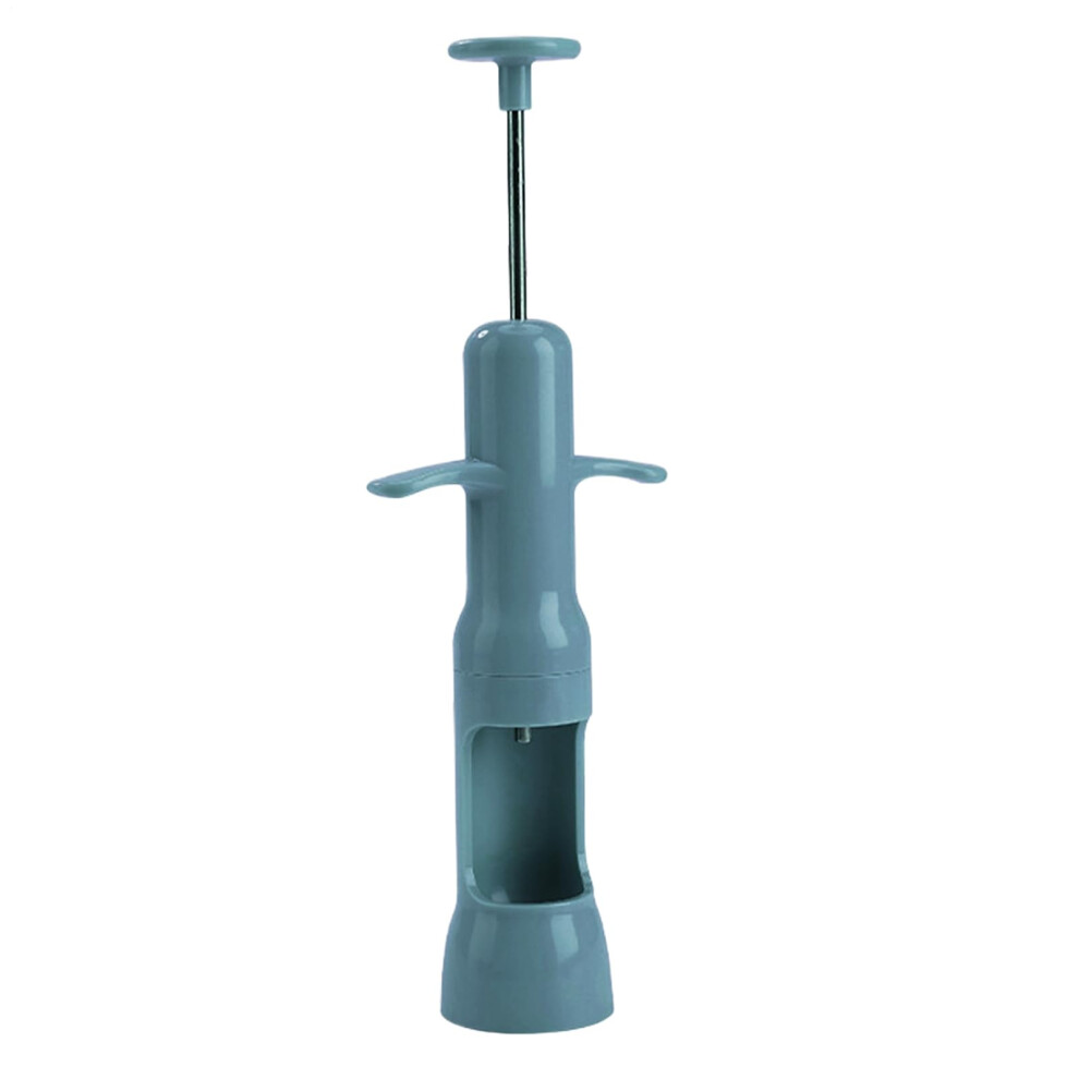 Cherry Pitter Stainless Steel Frame Spring Lever Quick Release 22.2X4 Cm For Jujube Hawthorn Blueberries Home Use Gray/Blue 9067246905033