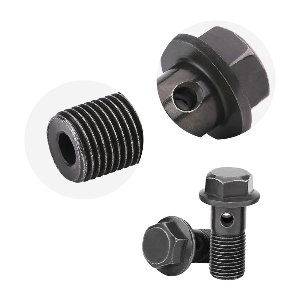 5 Pieces M10 X 1.0Mm Motorcycle Banjo Bolts With Washers For Brake Systems 8701362939336