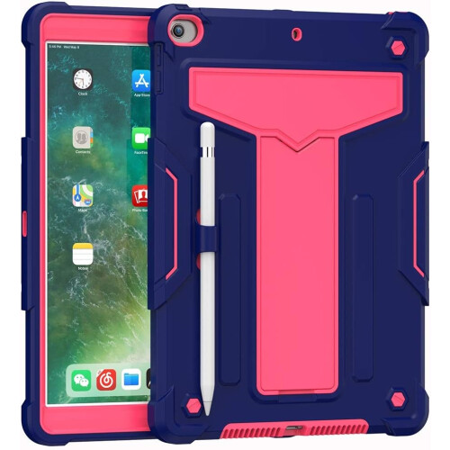 Étui pour iPad 2019/2020 10,2” Robuste avec Support Rose
