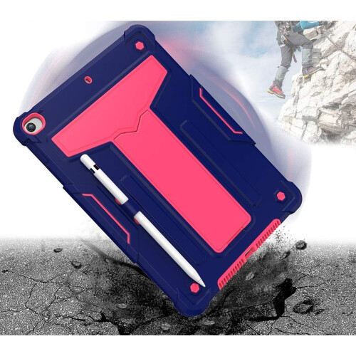 Étui pour iPad 2019/2020 10,2” Robuste avec Support Rose 1