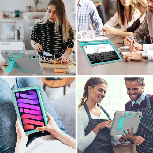 Étui pour iPad Mini 6 8.3” avec Support et Emplacement pour Stylet Gris 1