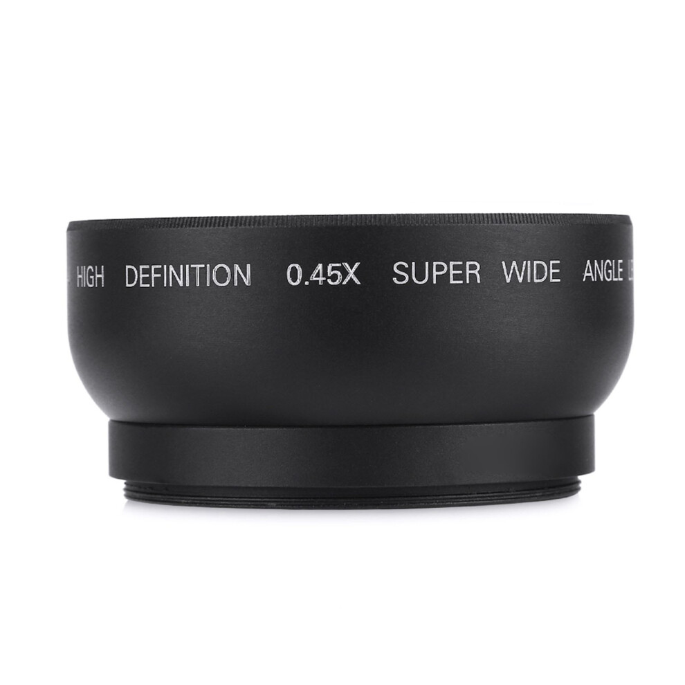 Capture Wider Shots: 52Mm 0.45X Wide Angle Macro Lens For Dslrs 9421362939431