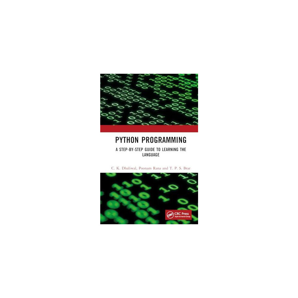 Python Programming by T. P. S. Brar Hardcover Book