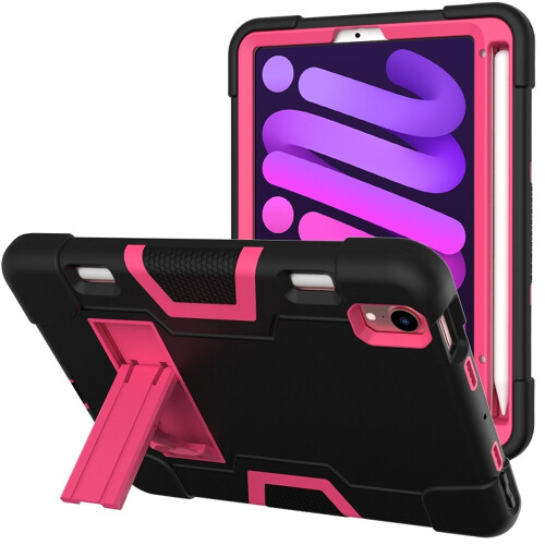 Étui pour iPad Mini 6 8.3" avec Support et Emplacement pour Stylet Rose 1