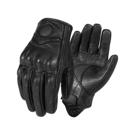 Motorradhandschuhe Schaffell Atmungsaktiv 2