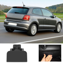 Car Glove Box Lock Latch Handle No Hole Black Strong Material Secure Fit
