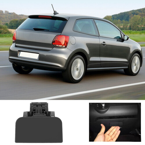 Car Glove Box Lock Latch Handle No Hole Black Strong Material Secure Fit