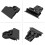Car Glove Box Lock Latch Handle No Hole Black Strong Material Secure Fit 7