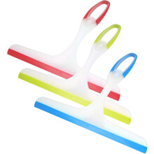 Raclettes à vitres en gel de silice durable, lame en silicone pour ne pas endommager les surfaces vitrées, raclettes de douche pour salle de bain,