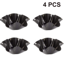 Tortilla-Schalenform aus Kohlenstoffstahl, fettarme Tortilla-Schalen, gleichmäßiges Backen, goldbraune Tortilla-Schalen, geriffelte Seiten,