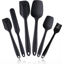 Chef's Choice: Silicone Spatula Set, Non-Stick Safe Tools For Baking And Cooking, Hygienic Design With Hanging Loops