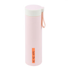Garrafa térmica portátil mini de aço inoxidável com isolamento a vácuo, à prova de vazamentos, ideal para atividades ao ar livre. Mantém as