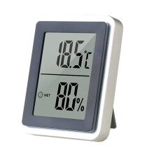 Kompaktes Hygrometer, tragbares digitales Thermometer mit schneller Aktualisierung für Echtzeit-Updates in Ihren Wohnräumen, perfekt für ein