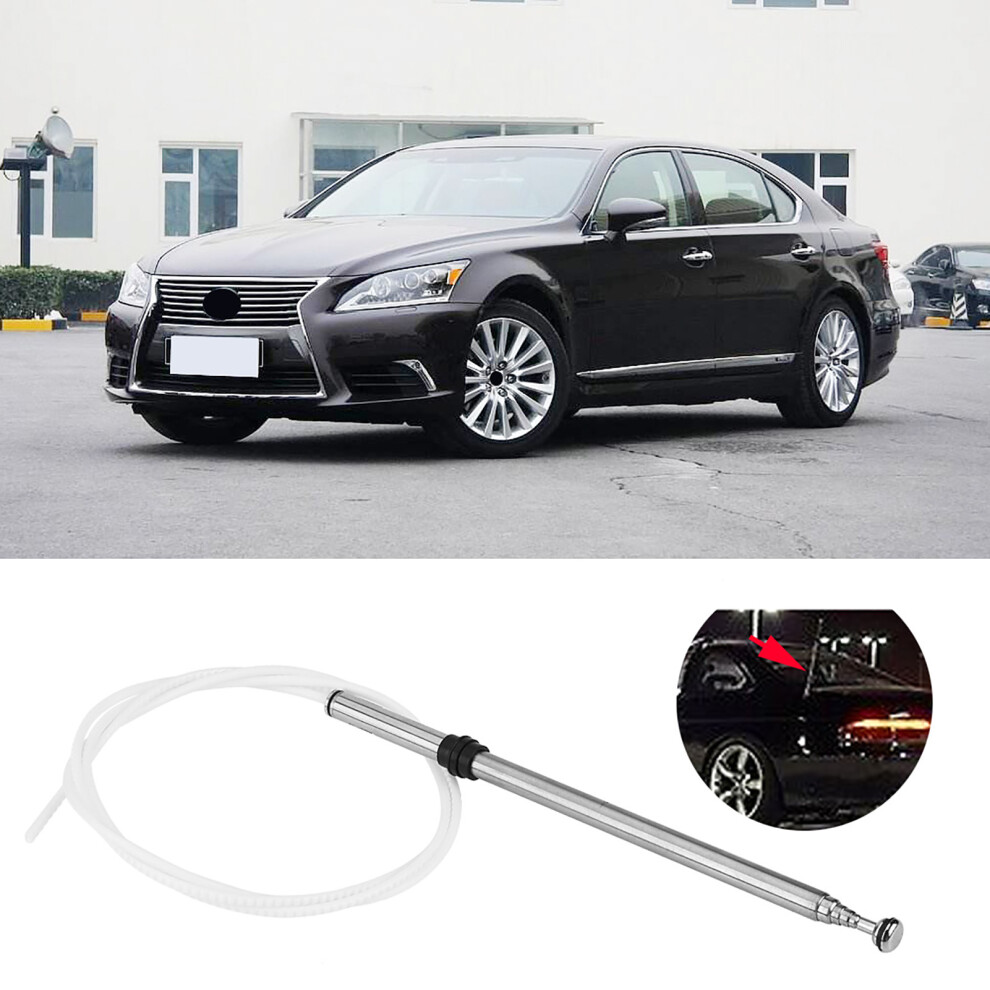 Stainless Steel Am/Fm Radio Antenna Mast For Ls400 Gs300 24Cm Silver 9321362942007