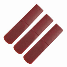 3pcs Red Resin Alto Saxophone Reeds 2.5 Parts Repair Accessory