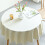 Στρογγυλό τραπεζομάντιλο για τραπεζαρίες, αδιάβροχο, αντιδιαβρωτικό 1