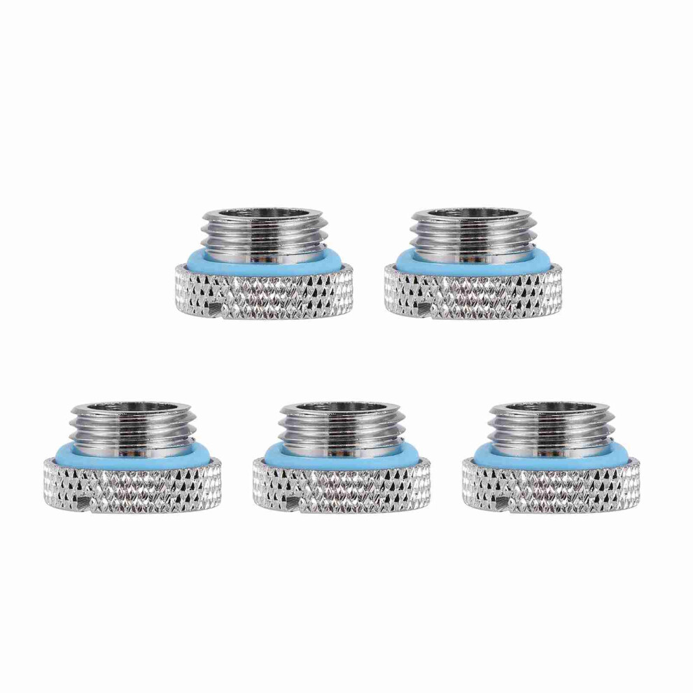 Chrome Plated Brass G1/4 Water Stopper Plug Set For Pc Cool Systems 7901362944946