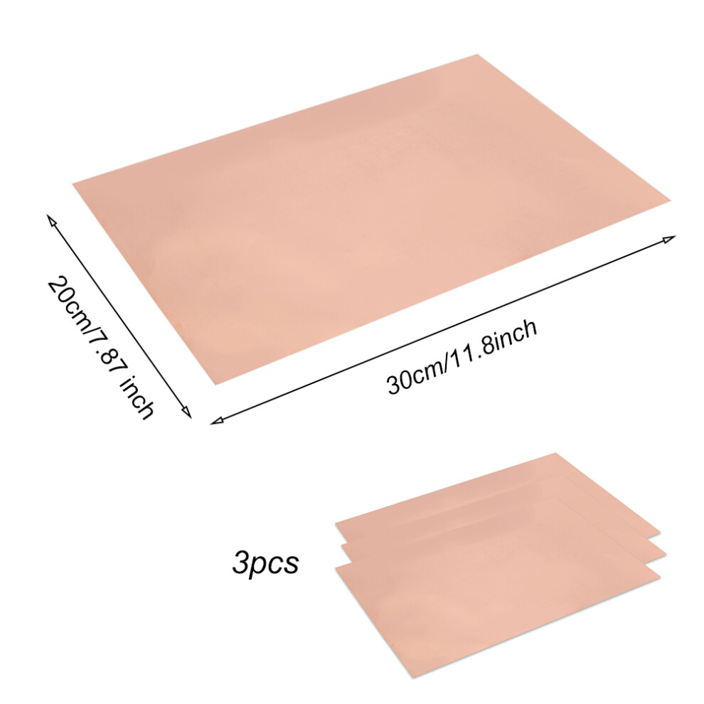 Practical 3Pcs Copper Foil Tape For Emi Shielding & Pest Control 4171362945011