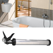 600ml Aluminum Caulking Gun with 10 Nozzles, Easy to Use
